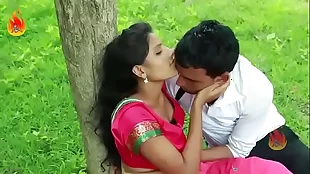 Desi Bhabhi copulates with an elderly mademoiselle in the back parking lot