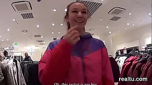 The attractive Czech kitten was seduced and almost frozen in horror at being respected for the starting point of shopping from all sides, and overall he was properly fucked almost from the first person